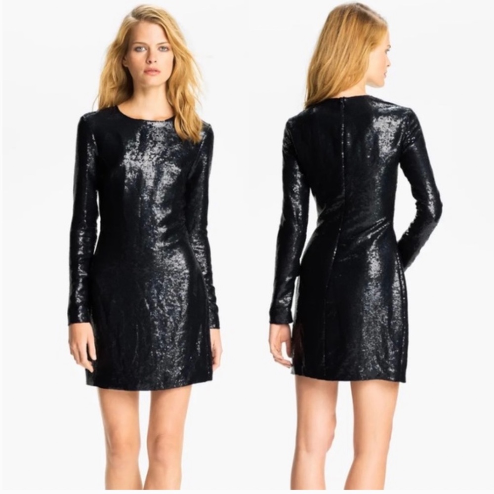 Diane Von Furstenberg Menaro Sequin Dress Sz2